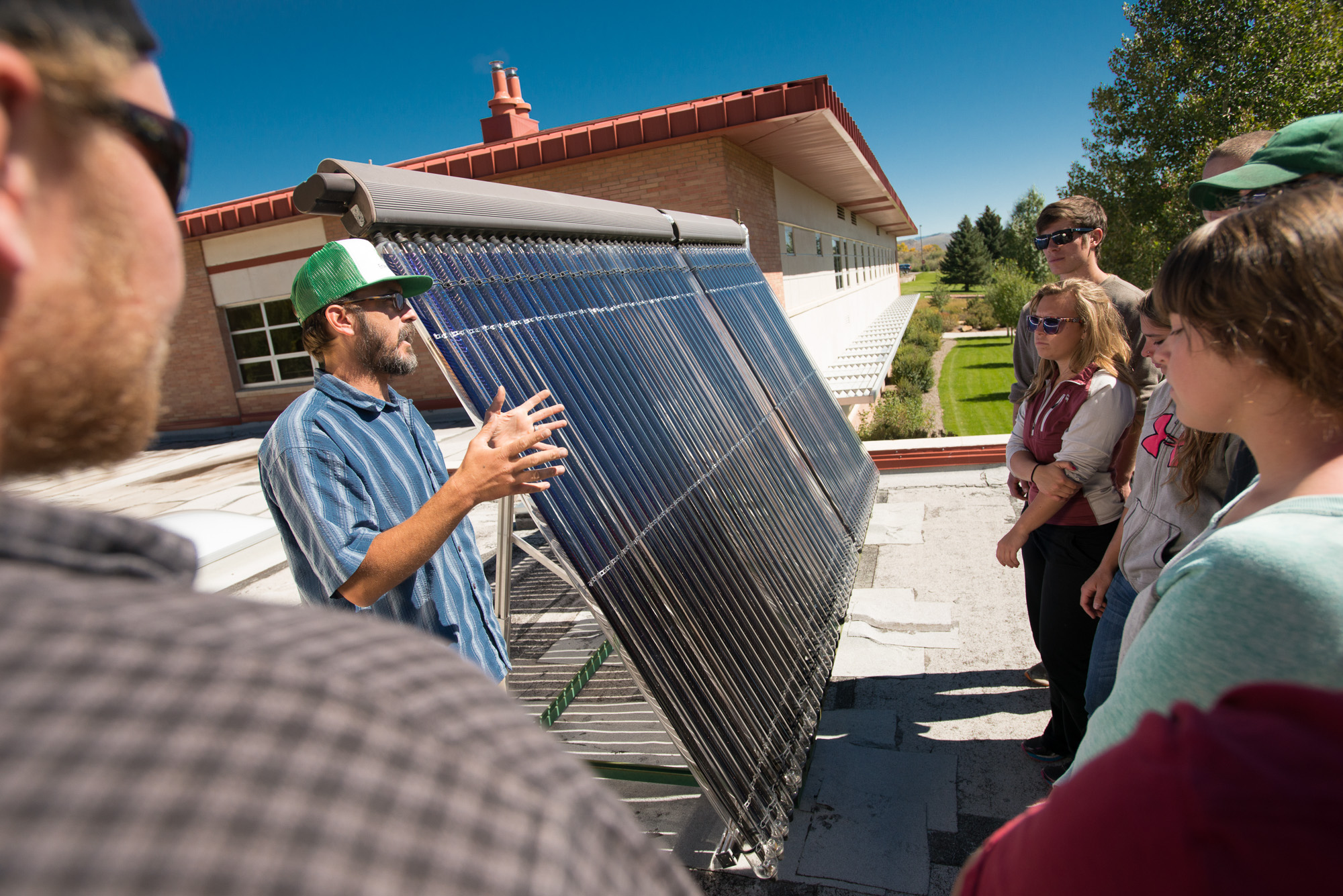 Solar Panel on Kelley Hall