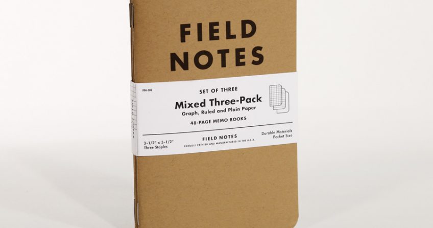 A pack of Field Notes