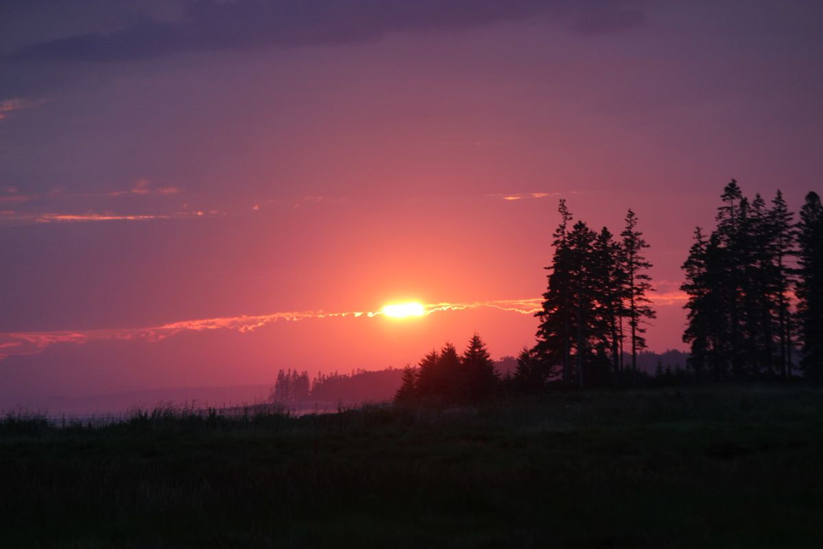 Sunset in Acadia
